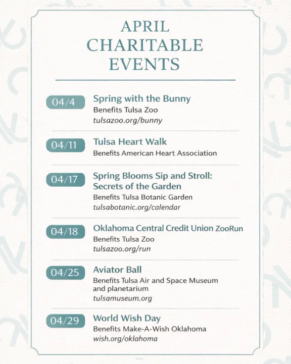 We Are N2 Charitable Events, April 2026 edition